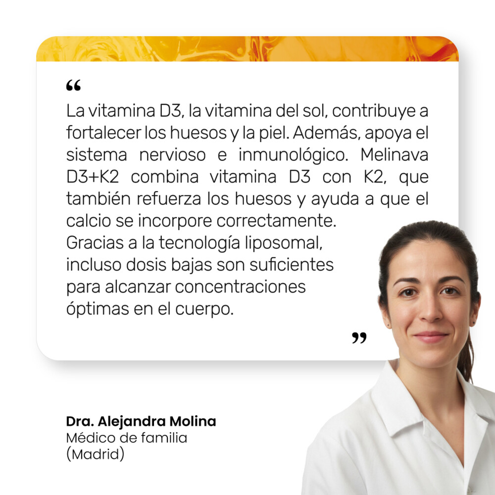 Vitamina D3+K2 Liposomal (cápsulas)