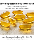 Omega 3: Aceite de pescado muy concentrado