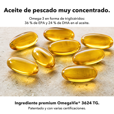 Omega 3: Aceite de pescado muy concentrado