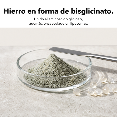 Complejo de Hierro Liposomal: Hierro en forma de bisglicinato