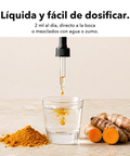 Extracto de Cúrcuma Liposomal: Líquida y fácil de dosificar