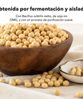 Nattokinasa 2000 FU: Obtenida por fermentación y aislada