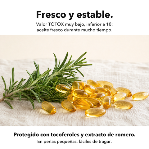 Omega 3: Fresco y estable