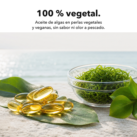 Omega 3 Vegano: 100 % vegetal