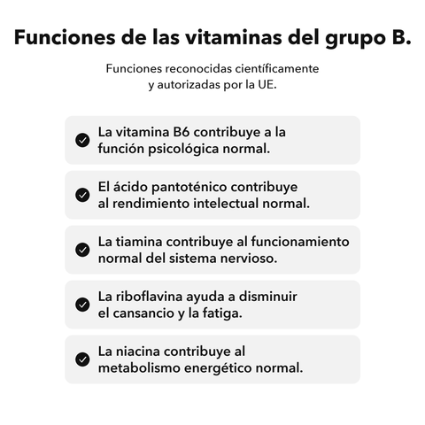 Balance Interno Liposomal: Funciones de las vitaminas del grupo B