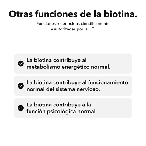 Biotina Liposomal: Otras funciones de la biotina