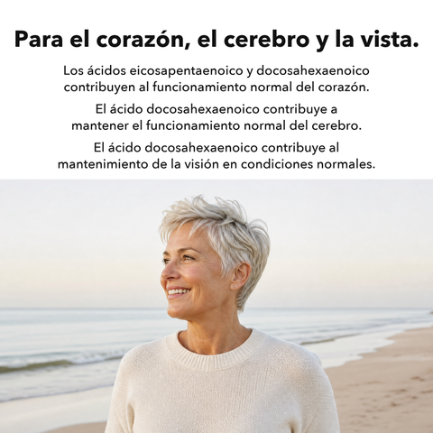 Omega 3 Vegano: Para el corazón, el cerebro y la vista