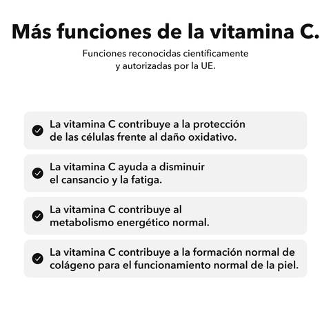 Vitamina C Liposomal (Cápsulas): Más funciones de la vitamina C