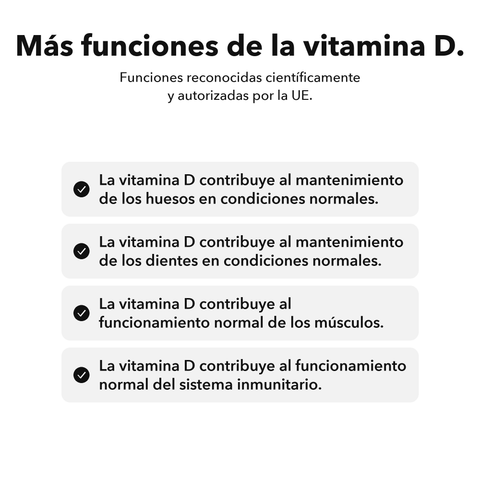 Vitamina D3+K2 Liposomal: Más funciones de la vitamina D