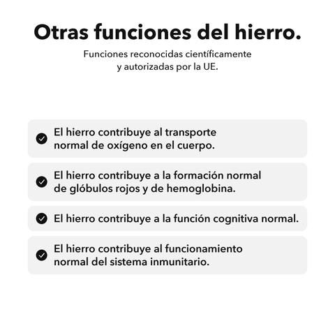 Complejo de Hierro Liposomal: Otras funciones del hierro