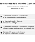 Vitamina C+Zinc Liposomal: Más funciones de la vitamina C y el zinc