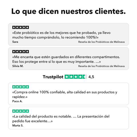 Probióticos: Lo que dicen nuestros clientes