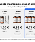 Zinc Liposomal: Cuanto más tiempo, más ahorras