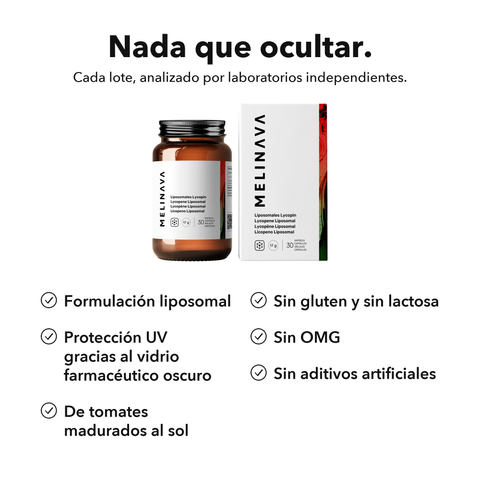 Licopeno Liposomal: Nada que ocultar