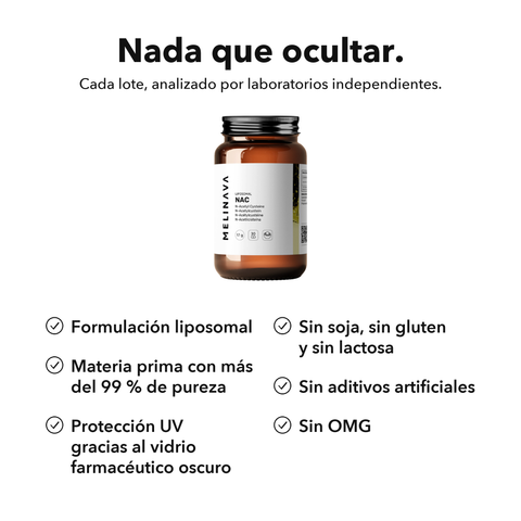 NAC Liposomal: Nada que ocultar