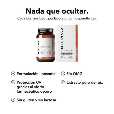 Ashwagandha Liposomal (Cápsulas): Nada que ocultar