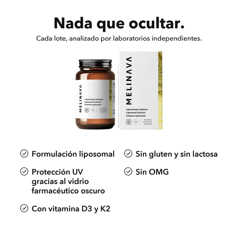 Calcio Liposomal: Nada que ocultar