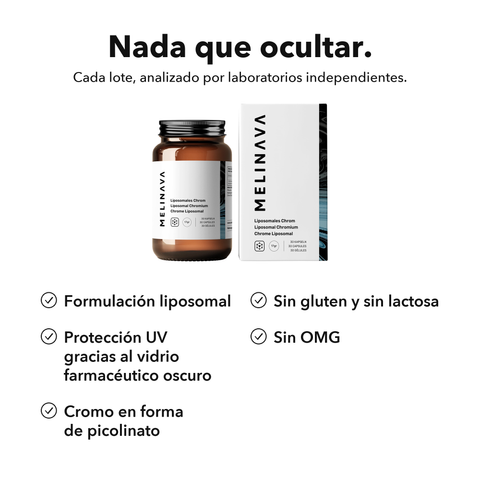 Cromo Liposomal: Nada que ocultar