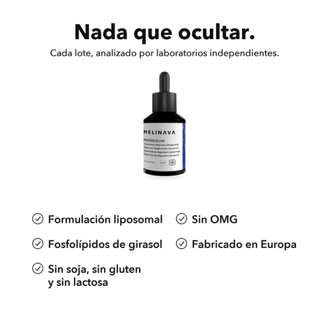 Magnesio Liposomal: Nada que ocultar