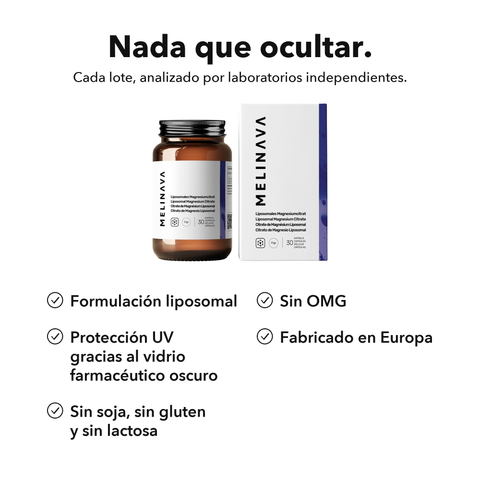 Citrato de Magnesio Liposomal: Nada que ocultar