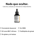 Vitamina D3+K2 Liposomal: Nada que ocultar