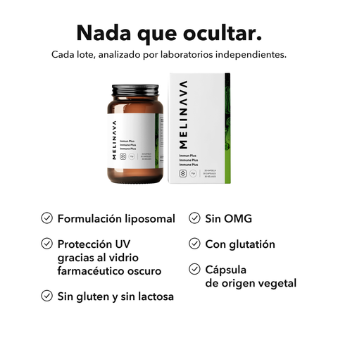 Inmunidad Plus Liposomal: Nada que ocultar