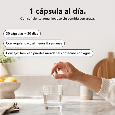 Licopeno Liposomal: 1 cápsula al día