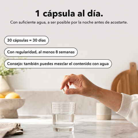 Nattokinasa 2000 FU: 1 cápsula al día