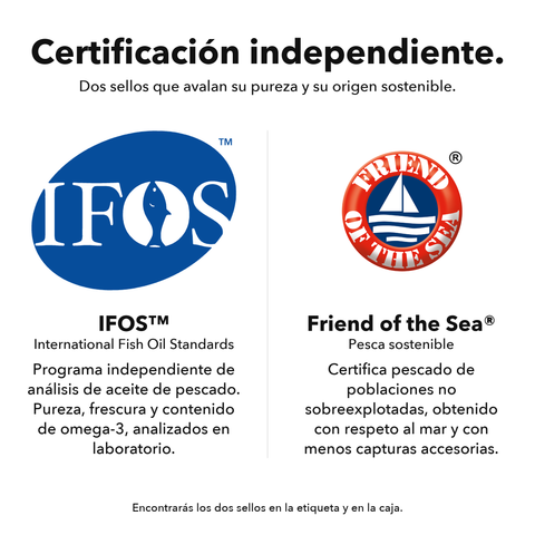 Omega 3: Certificación independiente
