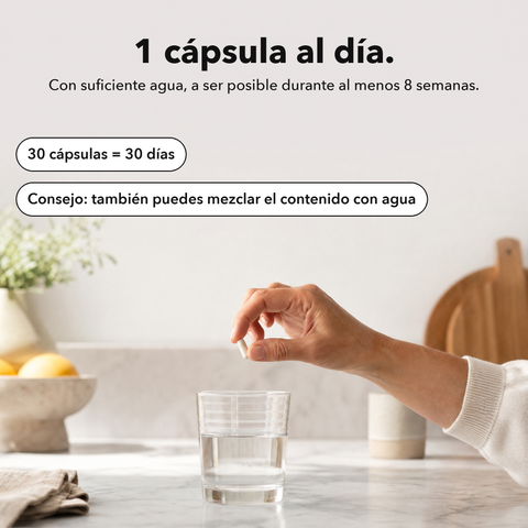 Shatavari: 1 cápsula al día