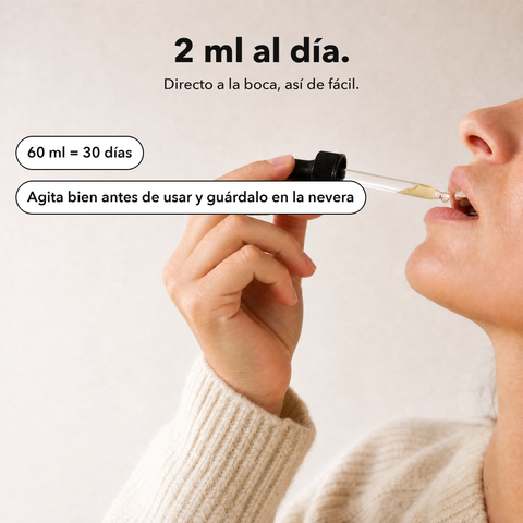 Extracto de Cúrcuma Liposomal: 2 ml al día