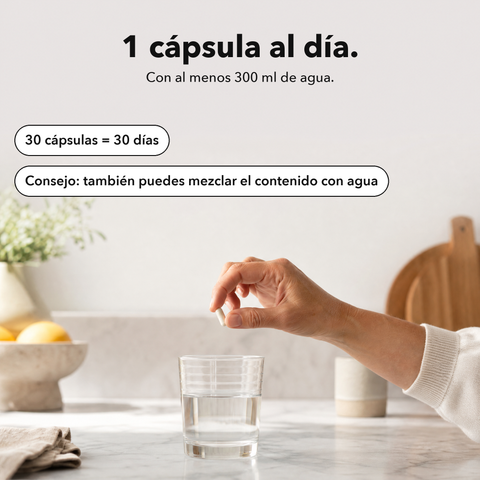 Ácido Hialurónico Liposomal: 1 cápsula al día