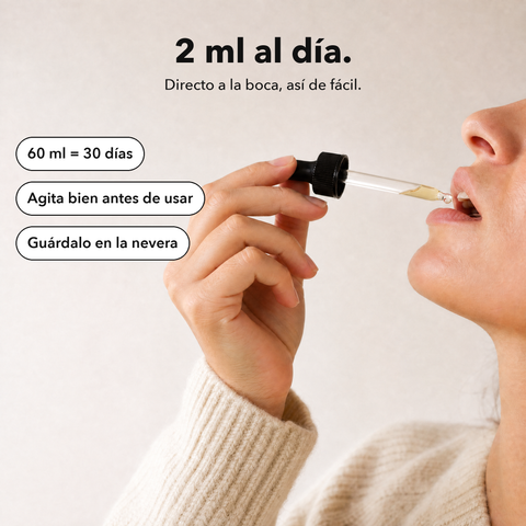 Vitamina C+Zinc Liposomal: 2 ml al día